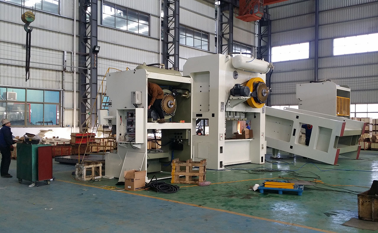 沖床裝配,沖床組裝